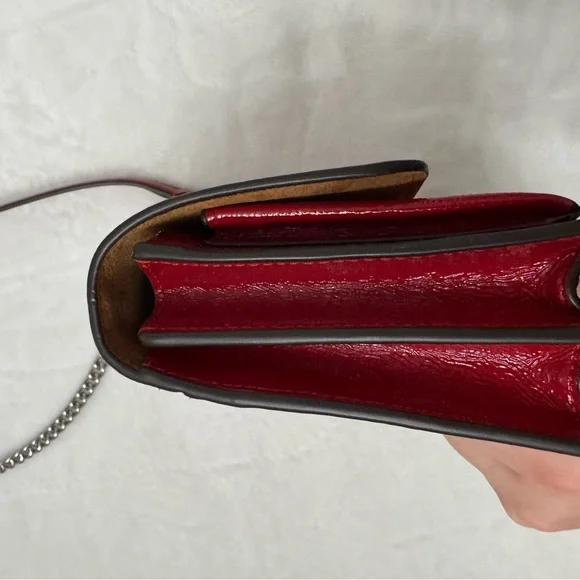 🌺Coach Mini Klare Crossbody Bag -Fire Red - Picture 12 of 13